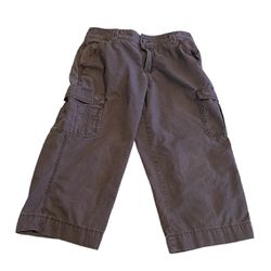 Carhartt Cargo Pants Women 6 Gray Crop Relaxed Fit Baggy Mid Rise Outdoors Solid
