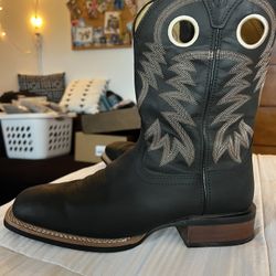 JUSTIN MEN'S SHANE FRONTIER PERFORMANCE WESTERN BOOTS - BROAD SQUARE TOE