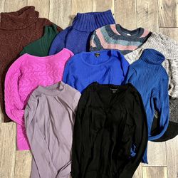 12 piece winter woman’s sweaters bundle 