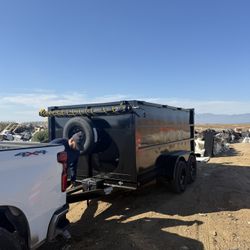 Heavy Duty Dump Trailer For Junk