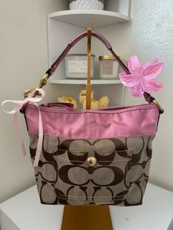 Coach Signature Pocket Shoulder Bag