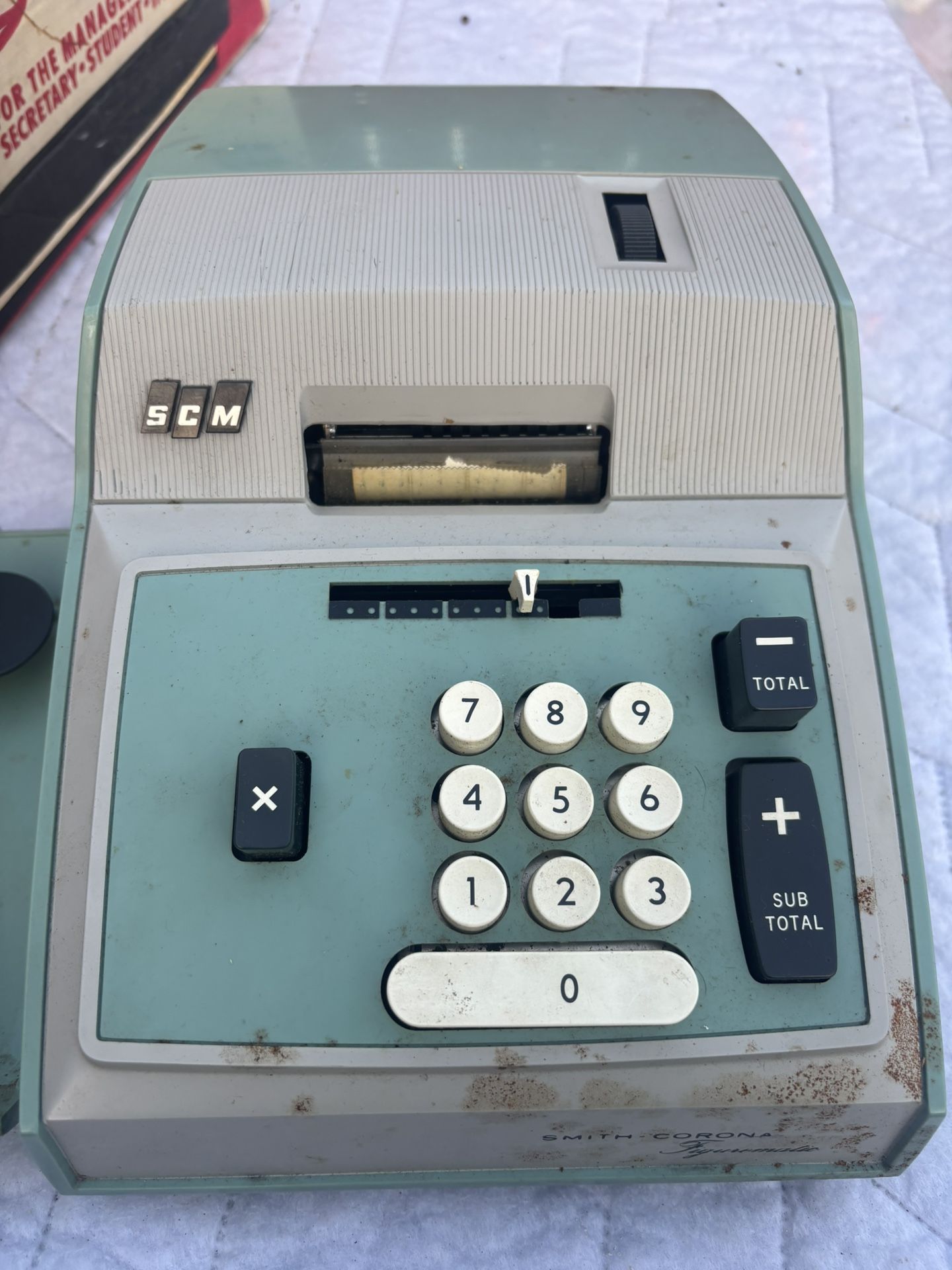 Vintage Smith Corona Adding Machine