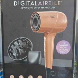 Conair InfinitiPRO DigitalAIRE LE Hair Dryer, Ionic Technology, Includes Diffuser and Concentrator