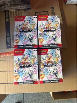 Brand new Pokemon prismatic evolutions booster bundles