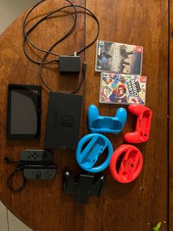 Nintendo Switch 1 with games & accessories