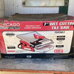 Wet Cutting Tile Saw