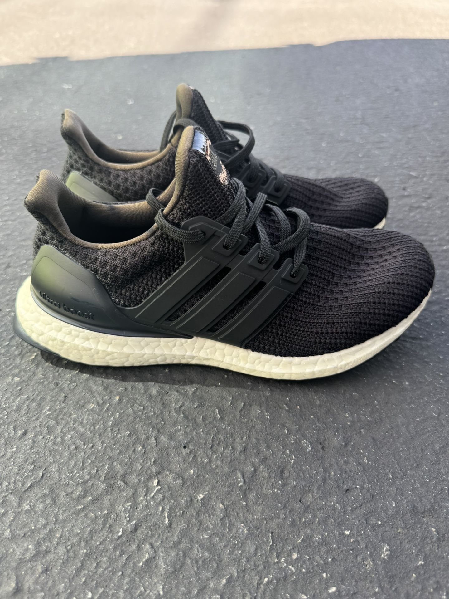 Adidas Ultra Boost 3.0 Black Running Shoes Sneakers Women's Size 6.5