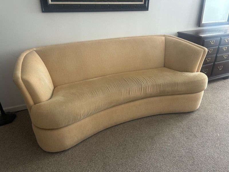 Vintage Curved Sofa