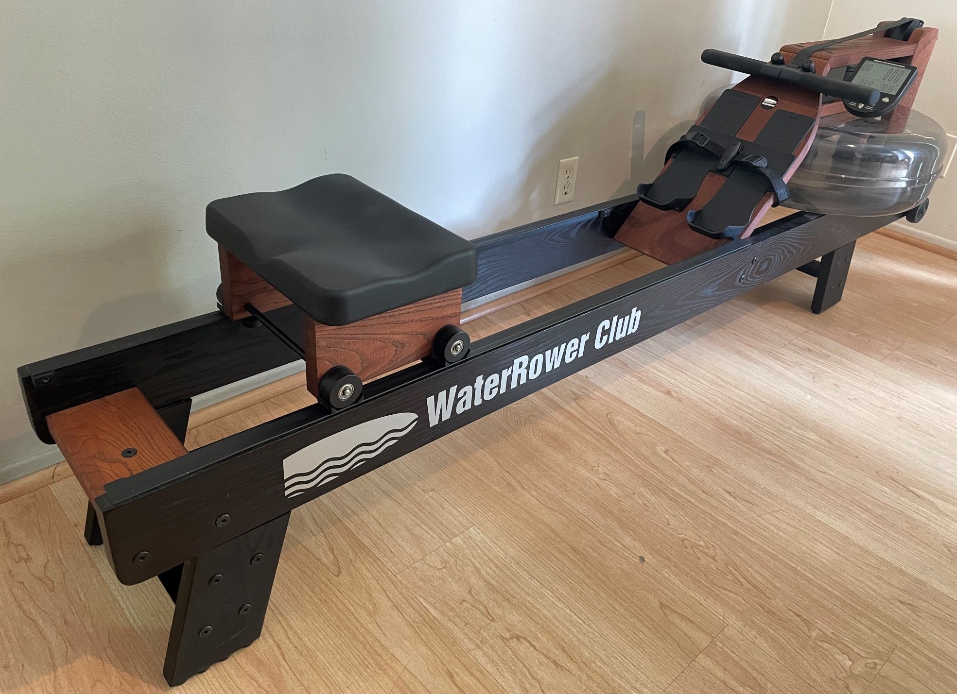 WaterRower CLUB Hi-Rise Row Machine w/ S4 Exercise Gym Rowing Fitness Training Trainer Crossfit