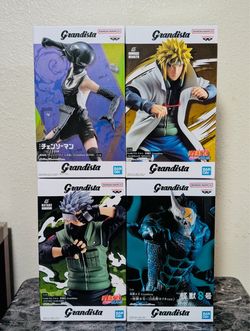 Bandai Namco Grandista Anime Figure Lot of 4