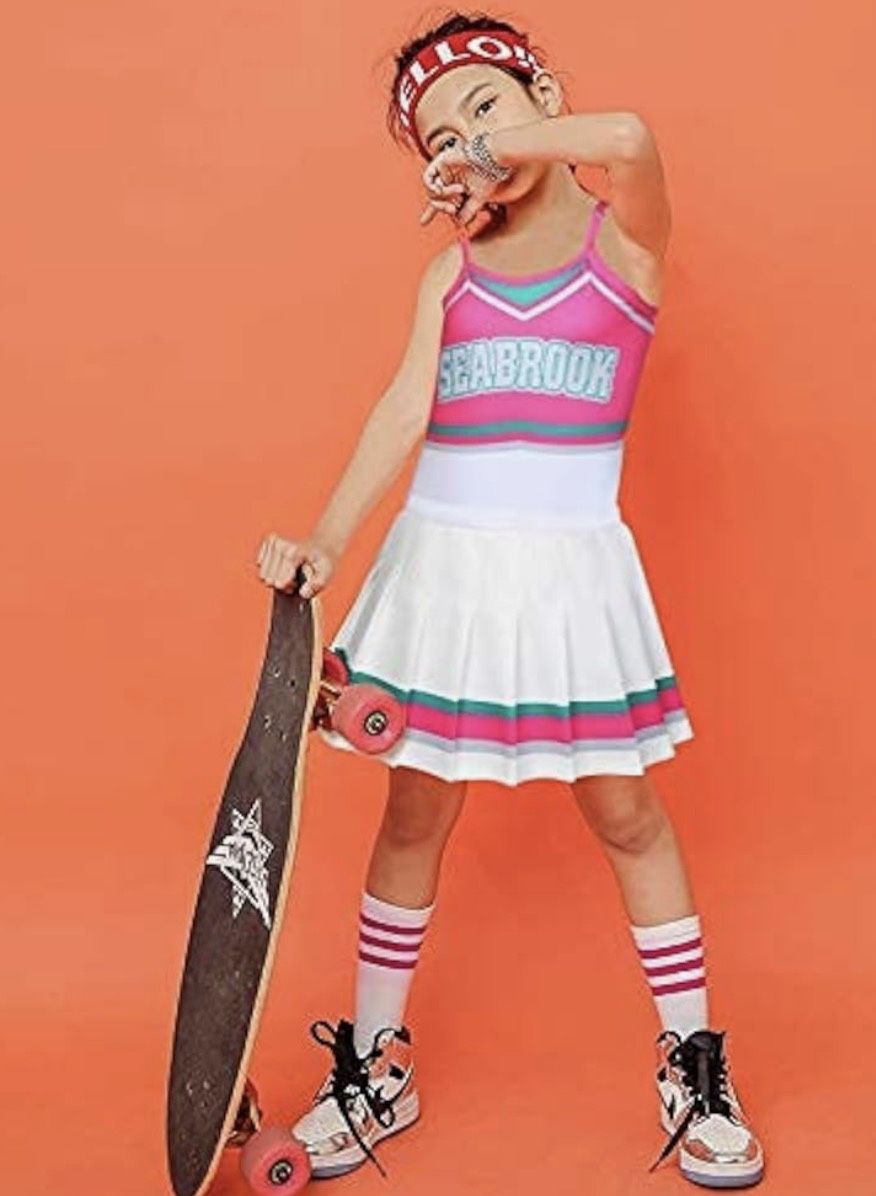 Zombie Cheerleader Costume for Girls, Size 10/12