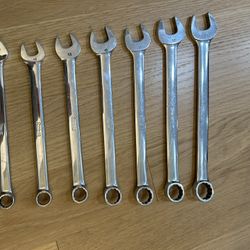 Snap-on Wrenches 11,12, 13, 15, 16, 17, 19..