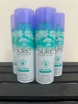 Sure - Unisex Aerosol Unscented Deodorant Spray
