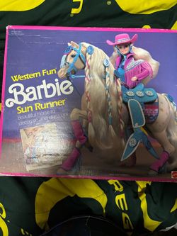 Western Fun Barbie Sun Runner Horse Set