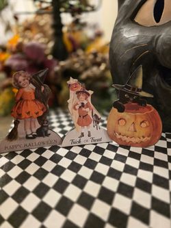 Halloween Bethany Lowe vintage Halloween Inspired dummy boards
