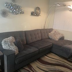 Like New Sofa With Large Chaise 