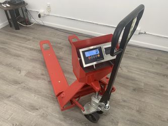 🏭. Pallet jack scale new for shipping , Warehouse, 5000 lb capacity