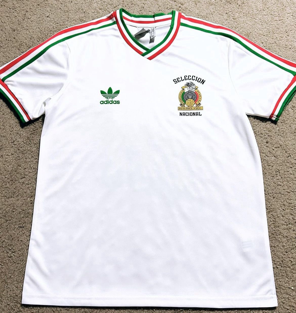 Mexico National Team Retro Soccer Jersey.