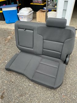 Chevy Silverado Rear Seat