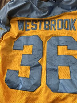 Eagles throwback jersey blue yellow on sale for sale