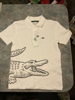 Boys Size 10 Lacoste Collared Shirt