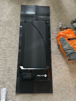 Under desk walking pad + mat