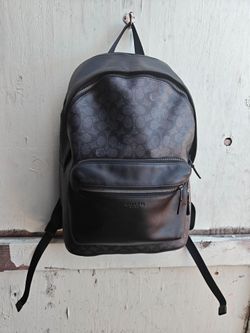 Coach Signature Backpack in Black
