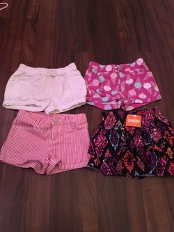 Gymboree shorts and skirt 4T