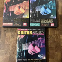 Original Lick Library Guitar Fretboard Electric DVD Finger Aerobics