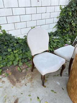 Two White Chairs