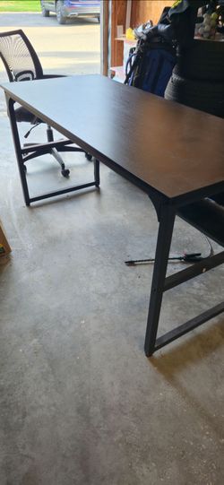 Desk and chair