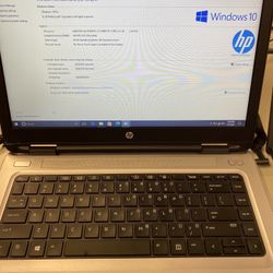 Hp Laptop Computer Upgraded Win10