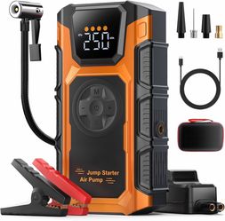 Brand New Car Battery Jump Starter with Air Compressor