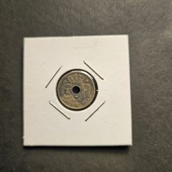 1935 denmark 10ore,danish krone coin