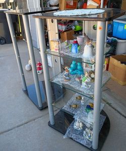 2 Glass Cabinets