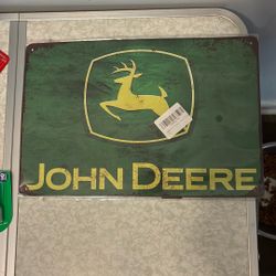 John Deere Wall Plaque