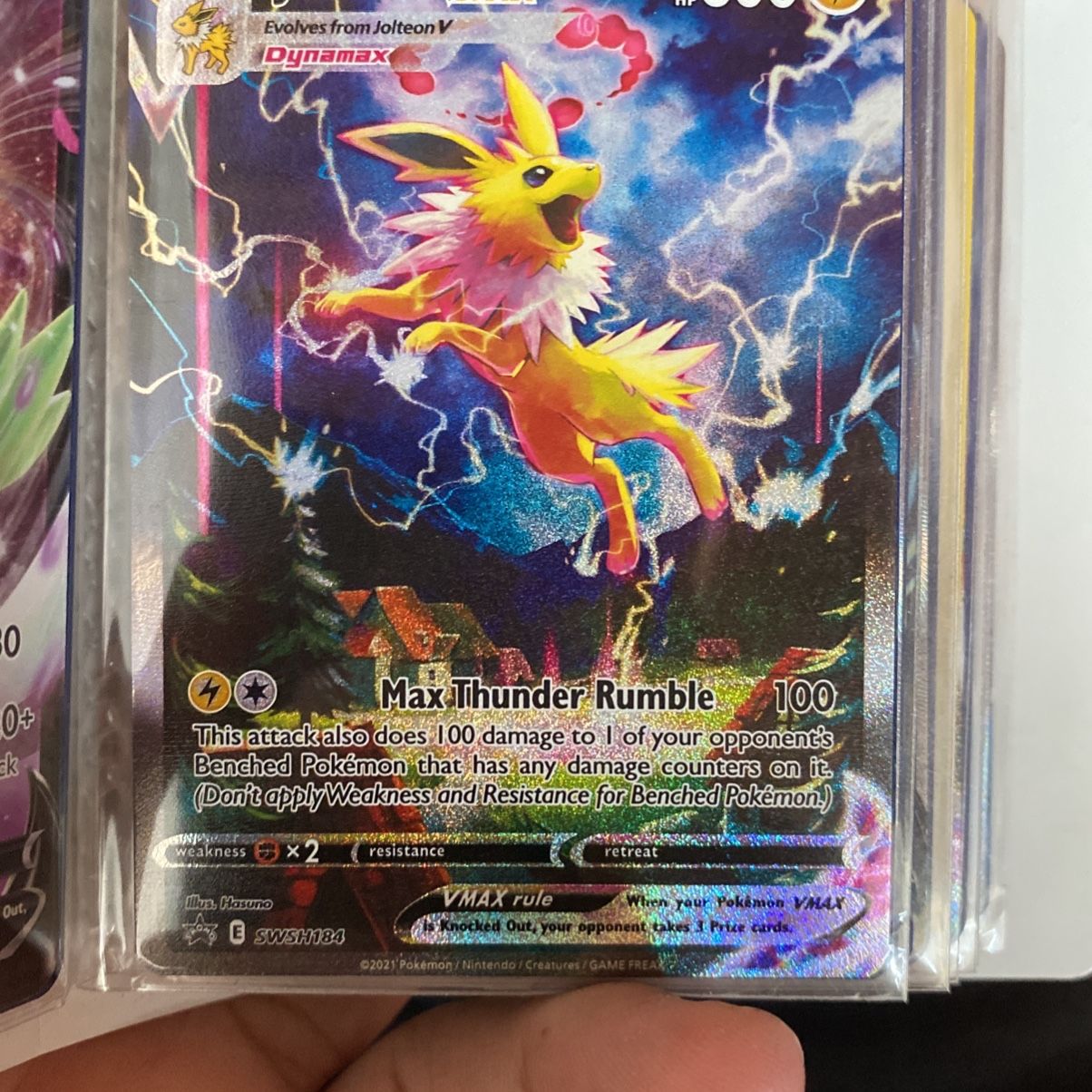 jolteon vmax pokemon card value Single 051/203 EVOLVING SKIES Toys Hasuno SWSH Jolteon Vmax Vaporeon, Vmax, Vaporeon,