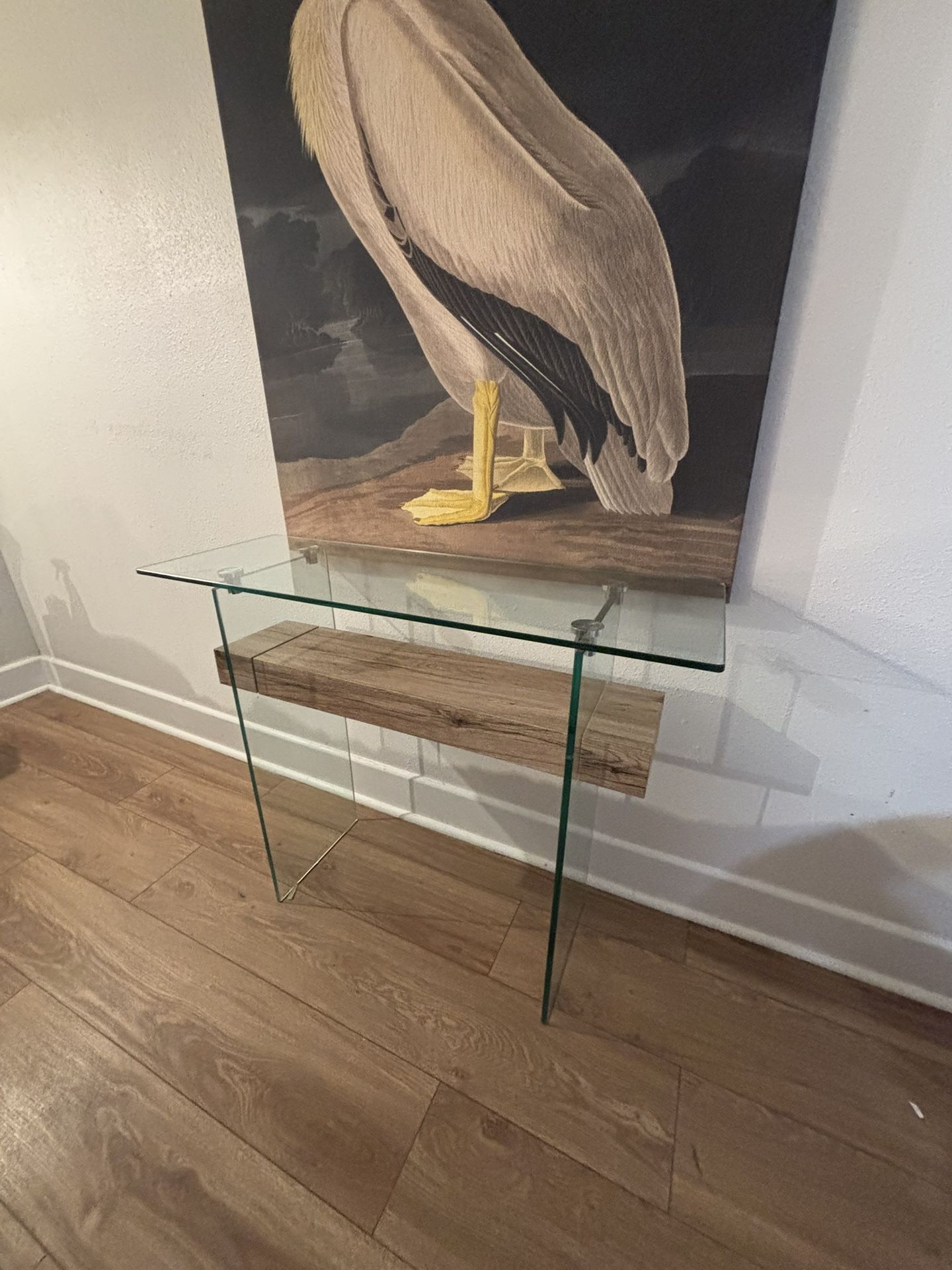 Glass Entry Way Table