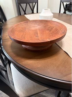 Hearth and hand wood bowl