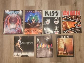 Vintage Rock N Roll Concert Programs 