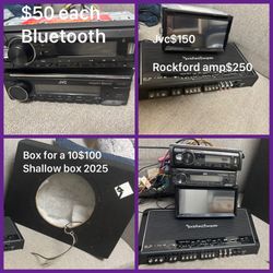 Car Stereos & Amps & Sub Box 