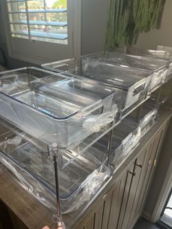 4 Pack 2 Tier Organizers and Storage