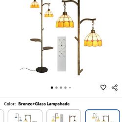 beaysyty Retro Floor Lamp Dimmable Floor Lamps Standing Lamp Painted Bronze
Tiffany Style Stained Glass, Custom Color Temperature, for Living Room and
