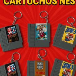 Nintendo Cartridge Keychain 