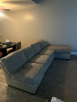crate and barrel sectional couch