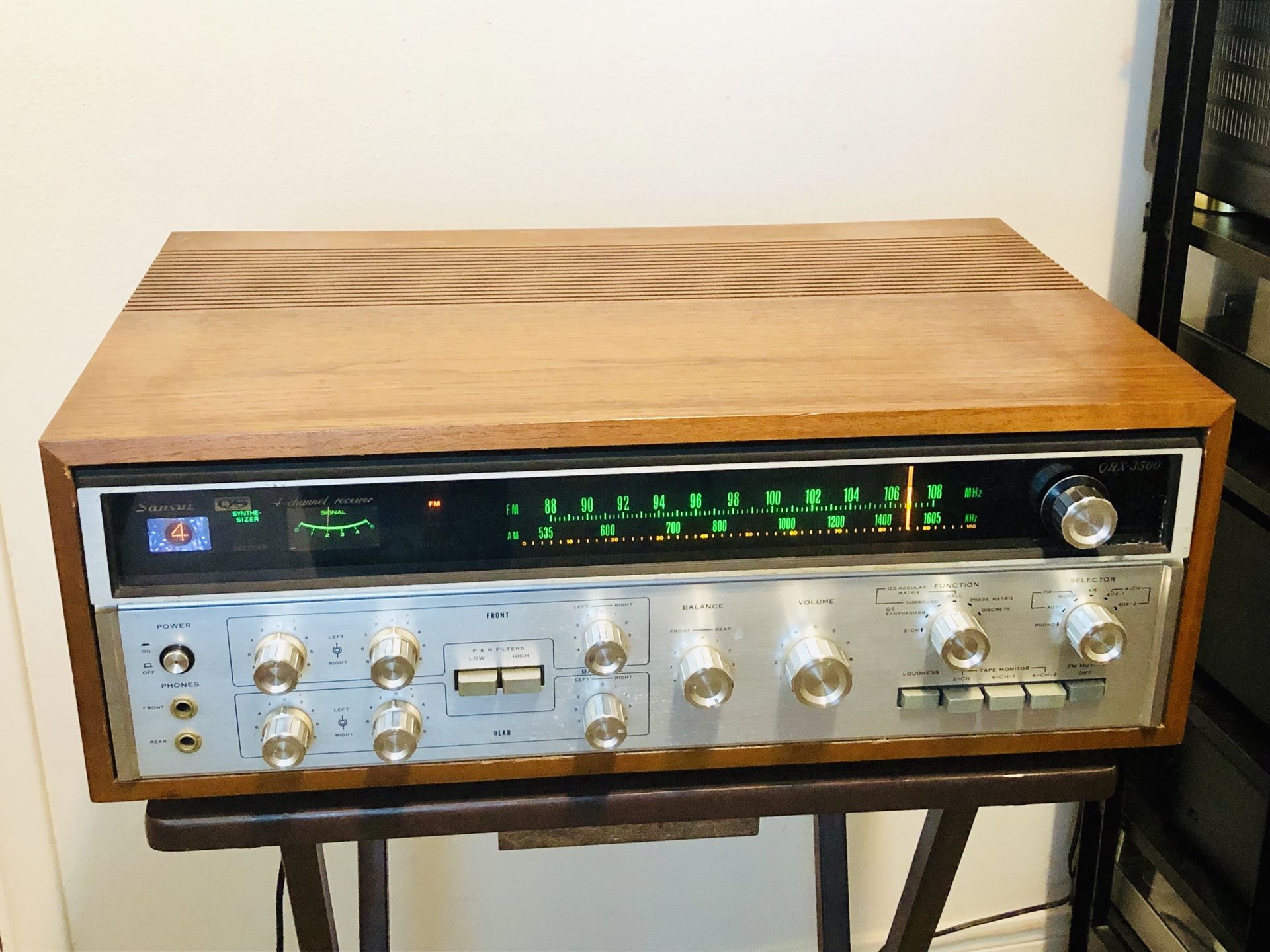 VINTAGE SANSUI QRX-3500 4-CHANNEL QUADRAPHONIC RECEIVER