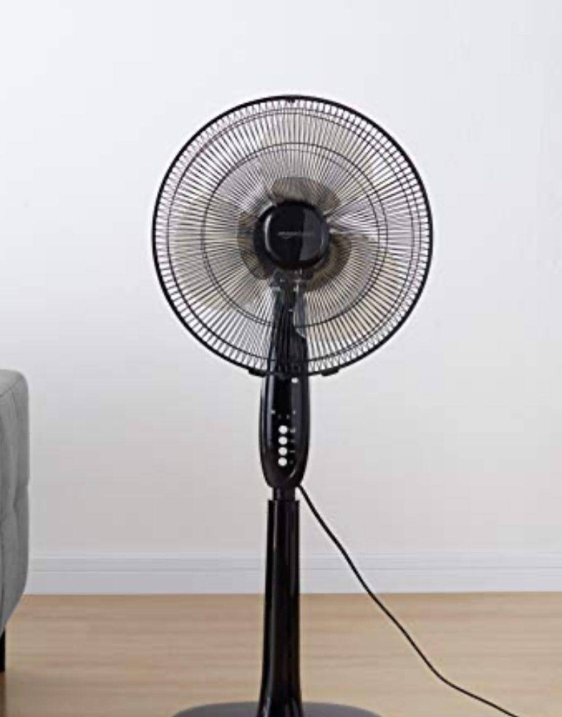 AMAZON BASICS 16 inch OSCILLATING FAN H M L WITH TIMER FIRM PRICE. IN EAGLE ROCK