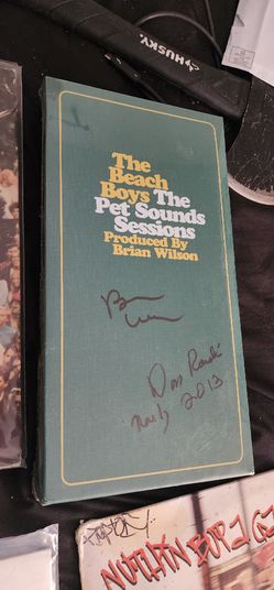 The Beach Boys The Pet Sounds Sessions Box Set Signed by Brian Wilson and Don Randi