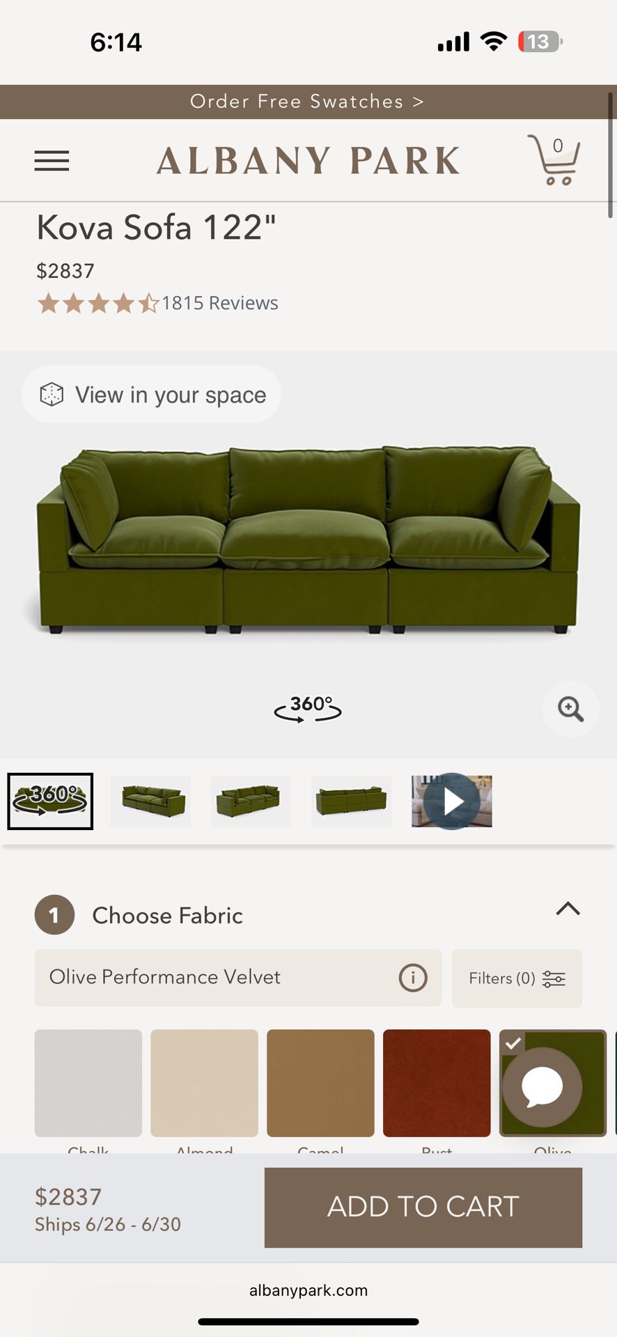 Albany Park Z Sofa
