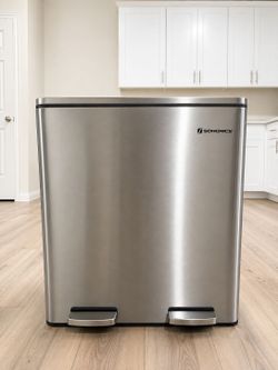 SONGMICS Trash Can, 2 x 8 Gallon (2 x 30 L)